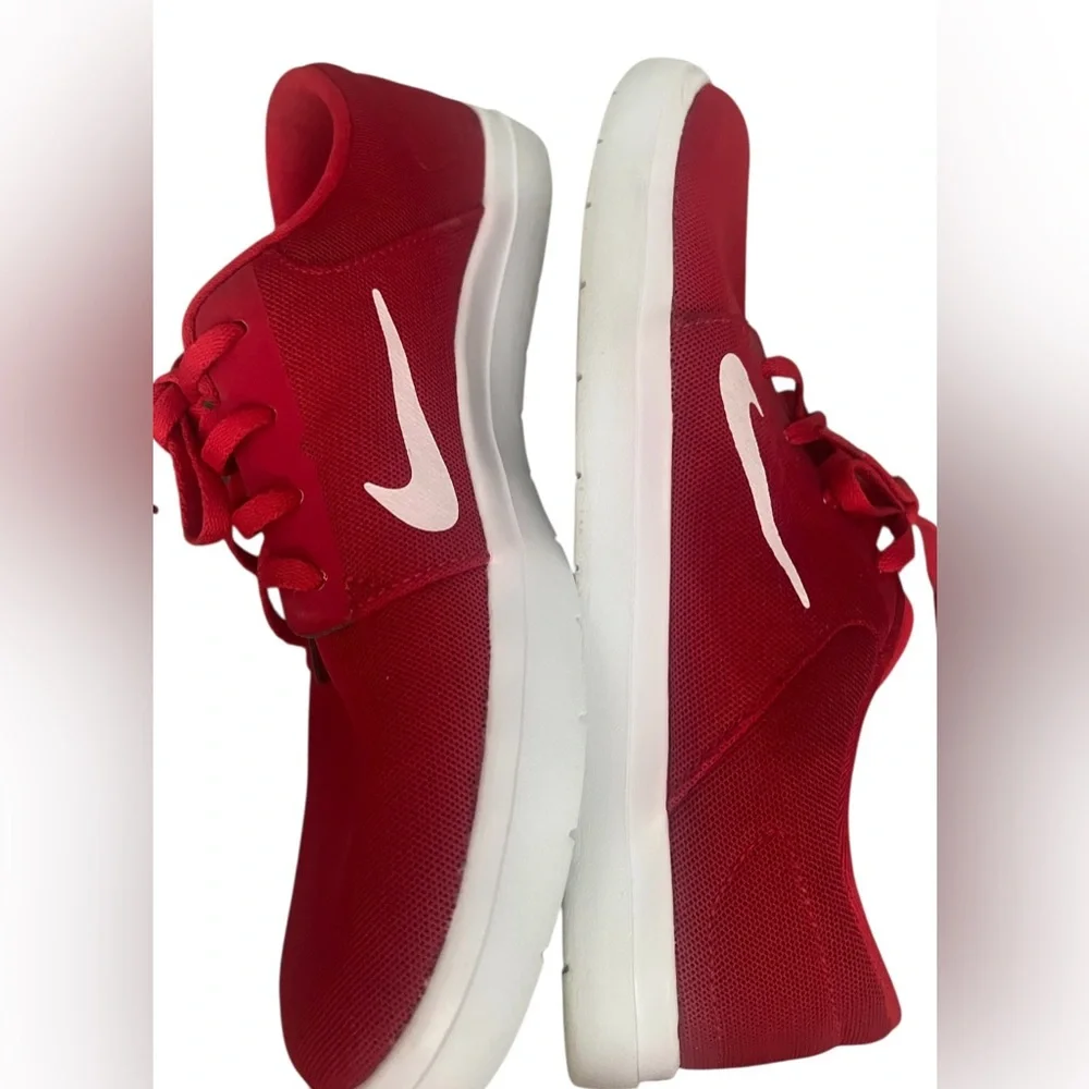 Nike SB Portmore Ultralight Men’s 8.5 skater red and white lace up sneakers